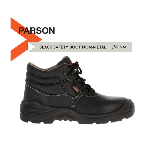 PARSON JS01R Safety Boot STC PU/PU/SMS SRC (Black)